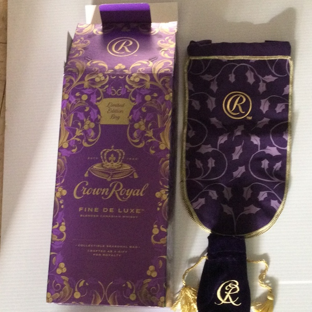 New Crown Royal Limited Edition Bags And Box